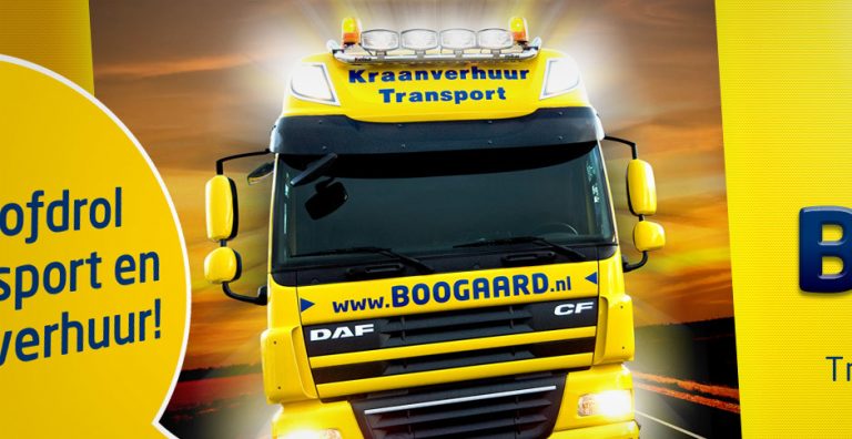 Boogaard transport beverwijk – website, logo en huisstijl